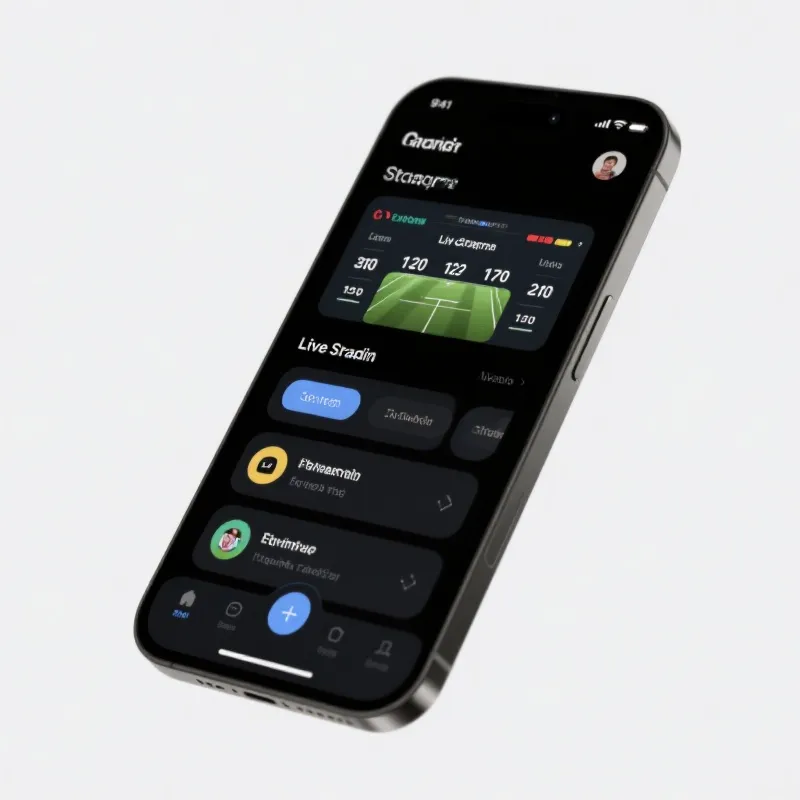 五大联赛移动端App界面